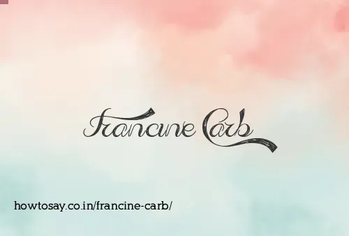 Francine Carb