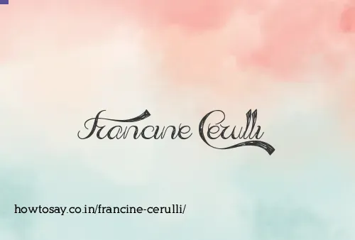 Francine Cerulli