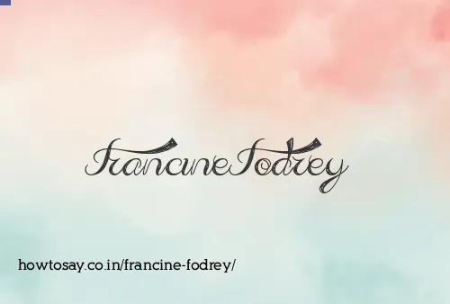 Francine Fodrey