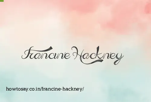 Francine Hackney