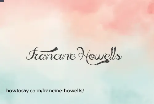 Francine Howells