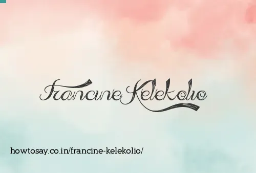 Francine Kelekolio