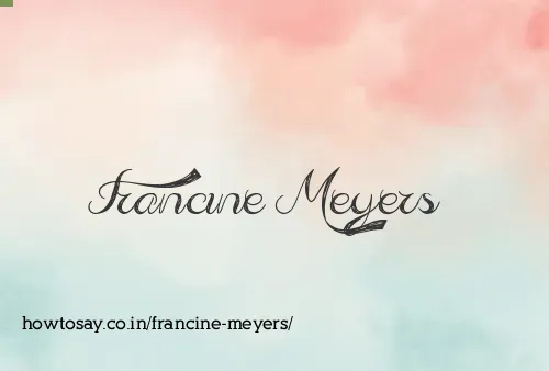 Francine Meyers