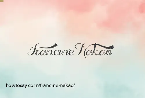 Francine Nakao