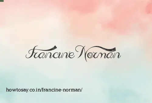 Francine Norman