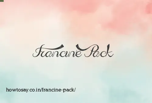 Francine Pack