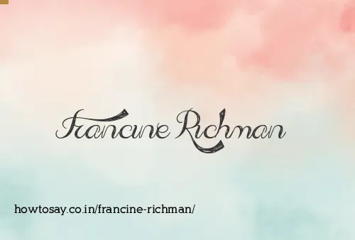 Francine Richman