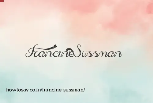 Francine Sussman