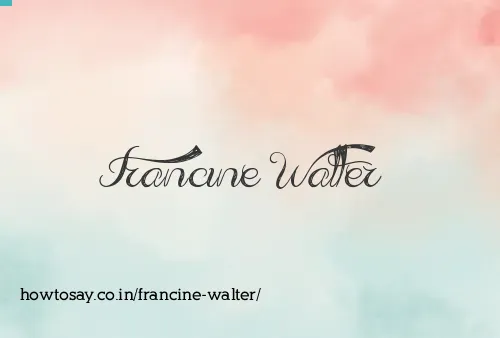 Francine Walter