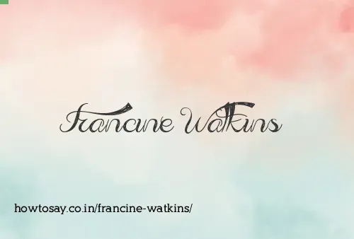 Francine Watkins