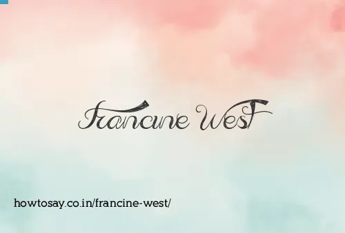 Francine West