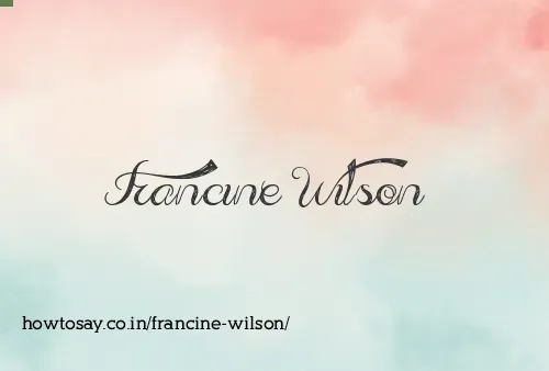 Francine Wilson