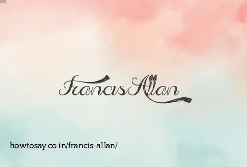 Francis Allan