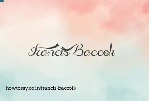 Francis Baccoli