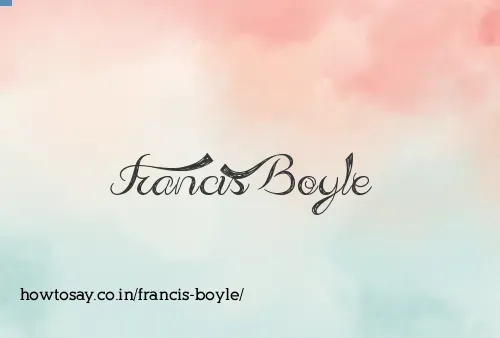Francis Boyle