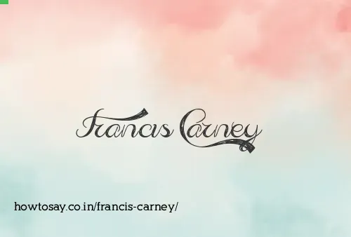 Francis Carney