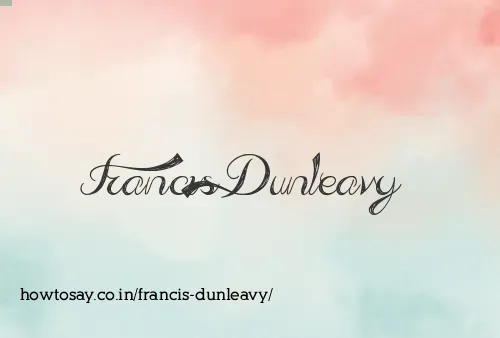 Francis Dunleavy