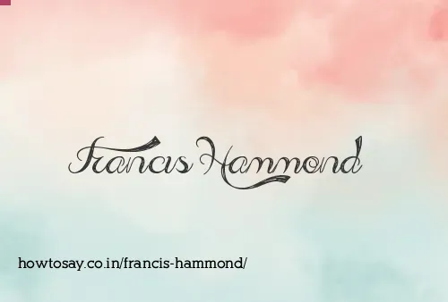 Francis Hammond