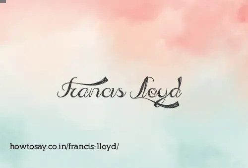 Francis Lloyd