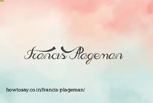 Francis Plageman