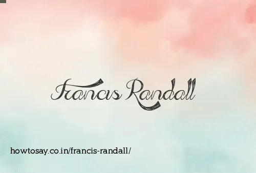 Francis Randall