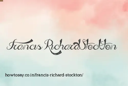 Francis Richard Stockton