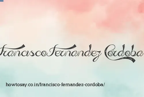 Francisco Fernandez Cordoba