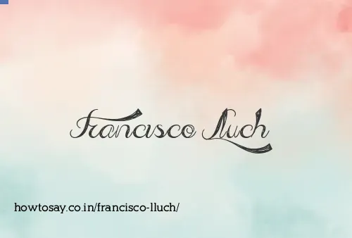 Francisco Lluch