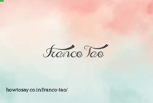 Franco Tao