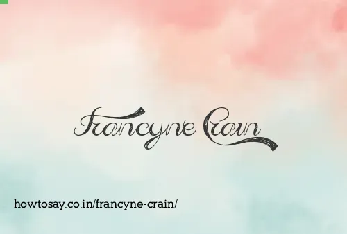 Francyne Crain