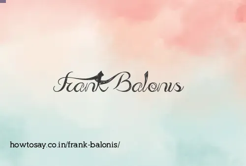 Frank Balonis