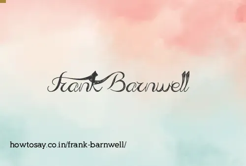 Frank Barnwell