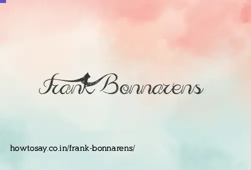 Frank Bonnarens