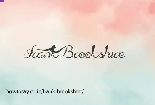 Frank Brookshire