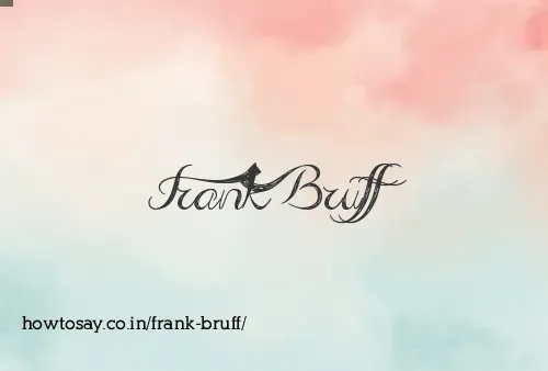 Frank Bruff