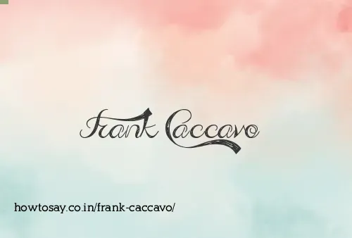 Frank Caccavo