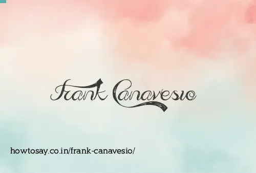 Frank Canavesio