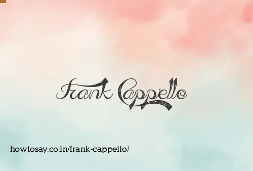 Frank Cappello