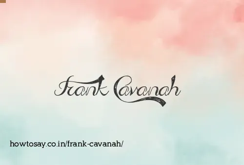 Frank Cavanah