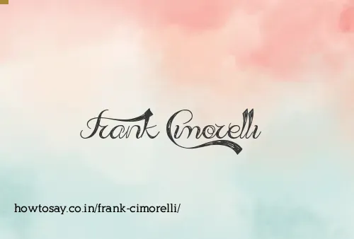 Frank Cimorelli