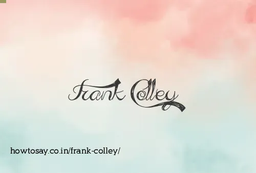 Frank Colley