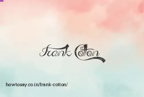 Frank Cotton