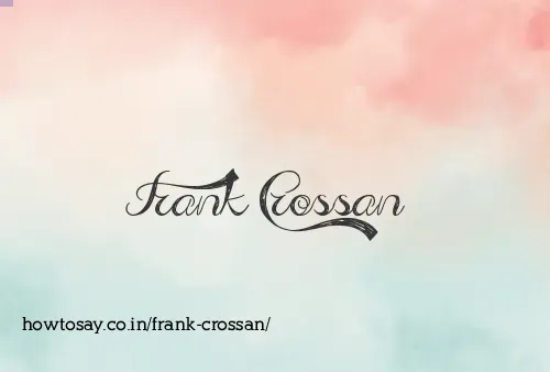 Frank Crossan
