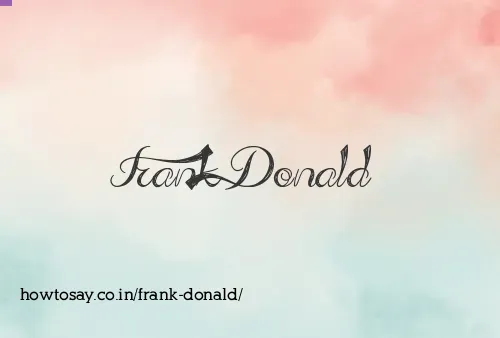Frank Donald