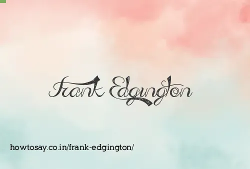 Frank Edgington