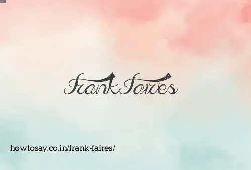 Frank Faires
