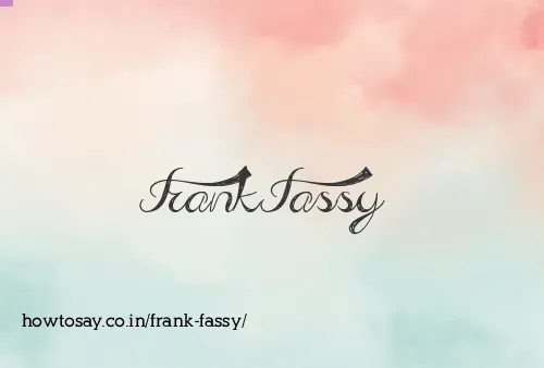 Frank Fassy