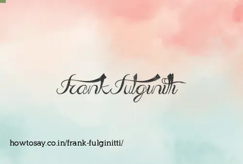 Frank Fulginitti