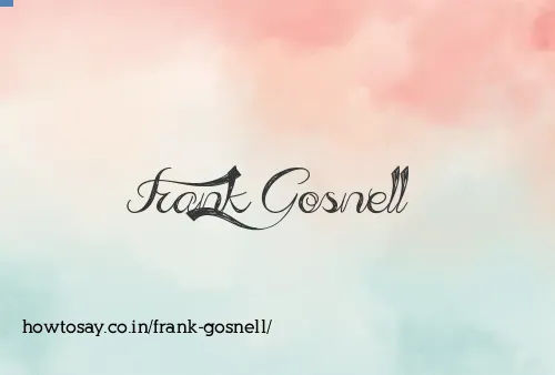 Frank Gosnell
