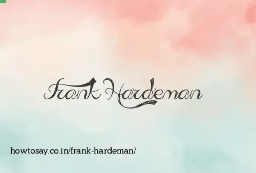 Frank Hardeman
